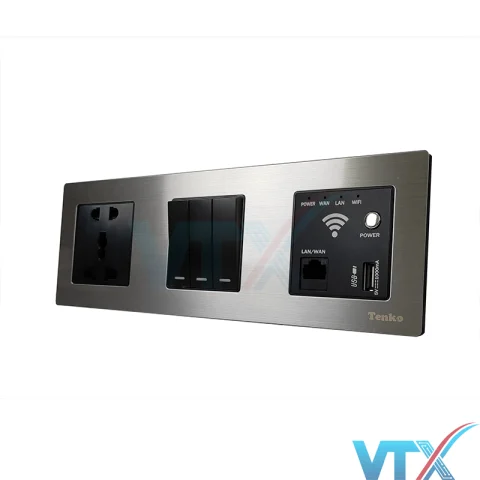 Ổ cắm công tắc âm tường 3 Module Tenko TK-HT3N