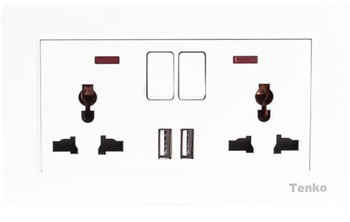 Ổ cắm công tắc điện đa năng âm tường TENKO TK-TT-126_2