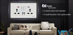 Ổ cắm công tắc điện đa năng âm tường TENKO TK-TT-126_2