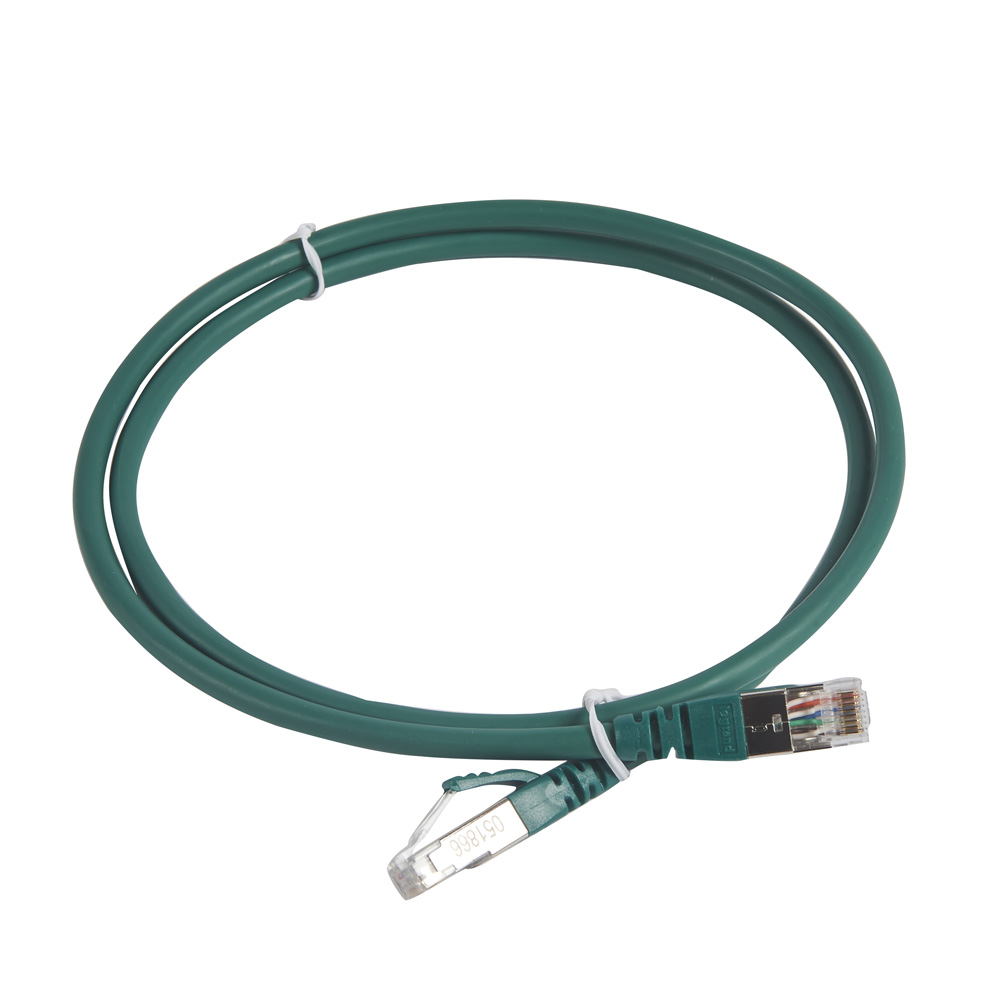 Dây nhảy mạng Legrand cat6 UTP LSZH Green PN051858