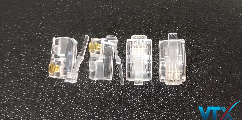 Hạt đầu bấm RJ9 4 chân đồng China