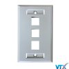 Wallplate mặt 3 cổng Legrand | PN:03412