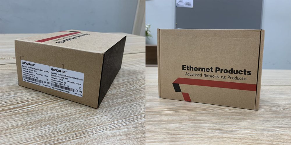 Converter quang PoE Acorid Gigabit, Single mode - PN: AC101-GE