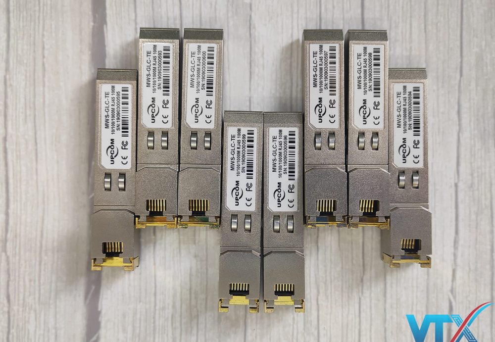 Module quang Upcom cổng đồng RJ45 PN: MWS-GLC-TE