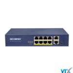 Switch chia mạng PoE Acorid LS1708P2G - 8 port PoE x 2 port Uplink