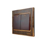 Công tắc âm tường 2 công tắc Tenko TK-F71-A-02