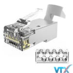 Hạt mạng STP Cat6A cho cáp 22-23 AWG