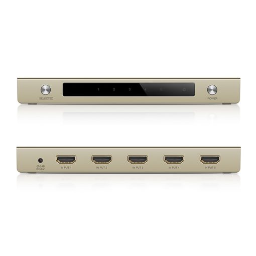 Bộ gộp HDMI 5x1 Chính Hãng Ugreen, hỗ trợ 4K2K, 3D , Full HD 40279