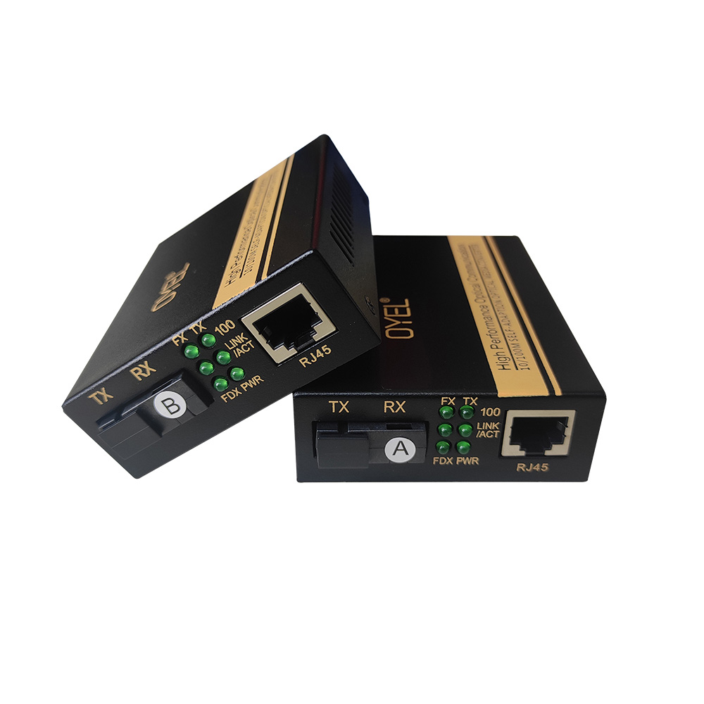 Media converter quang 1 vào 1 ra 10100Mbps OYEL PN EL-1001AB