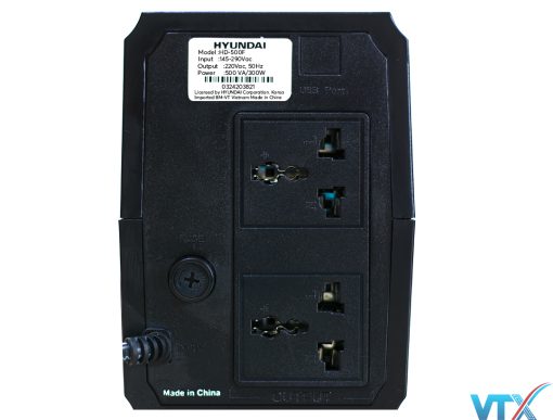 Bộ lưu điện UPS Hyundai 500VA/300W Offline PN: HD-500F