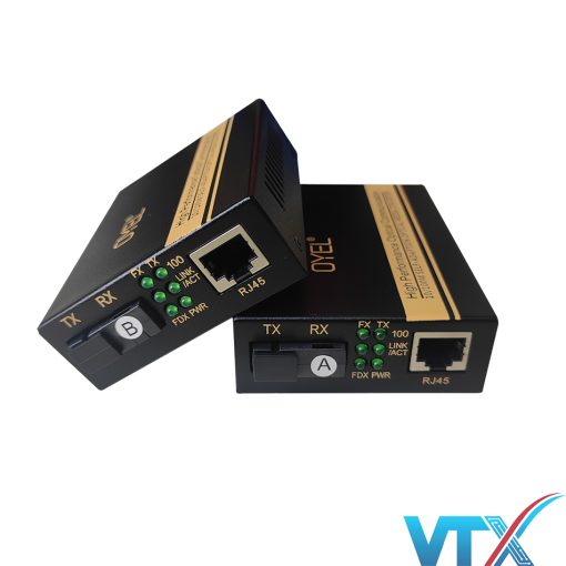 Media converter quang 1 vào 1 ra 10/100Mbps OYEL PN: EL-1001A/B
