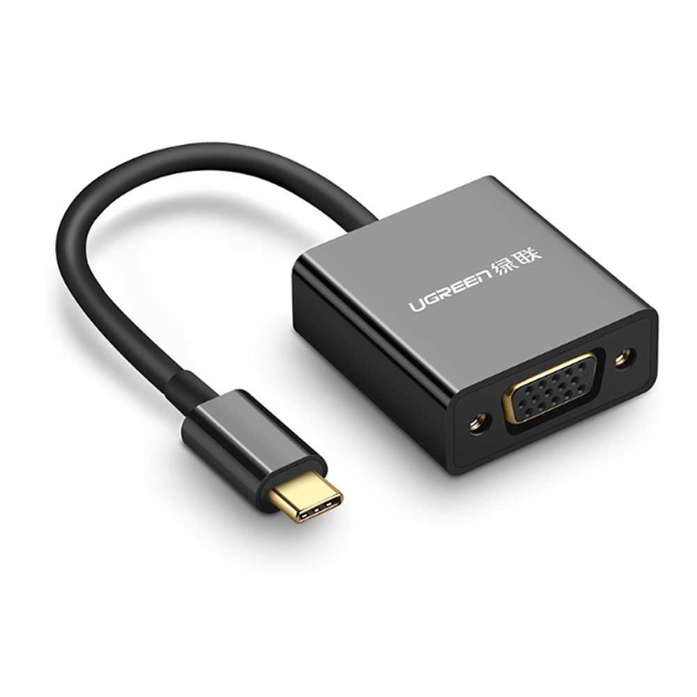 Cáp chuyển đổi USB Type-C sang VGA chính hãng Ugreen PN 20586