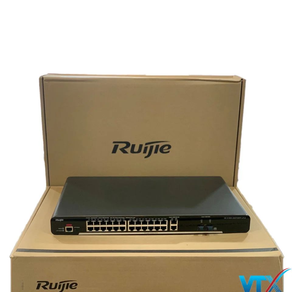 Switch quản lý RUIJIE XS-S1920-24T2GT2SFP-LP-E