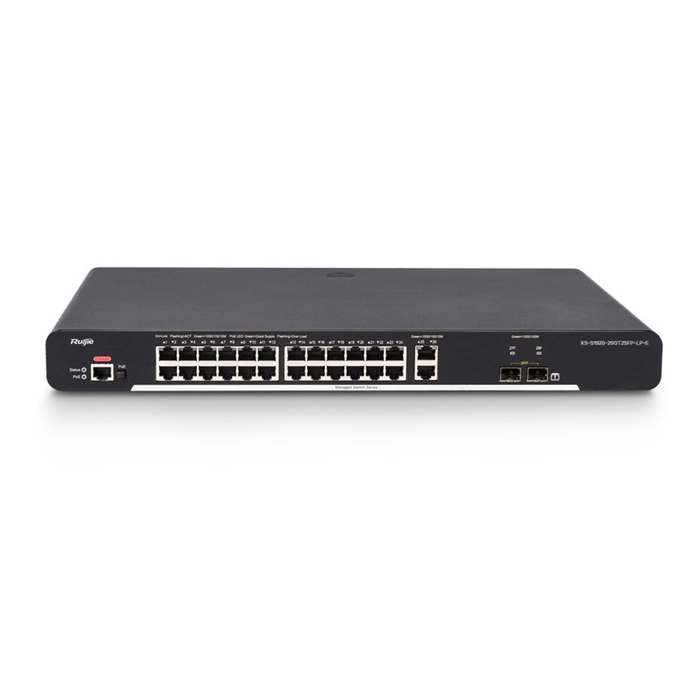 Thiết bị chuyển mạch RUIJIE XS-S1920-26GT2SFP-P-E