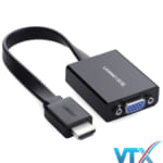 Cáp chuyển đổi HDMI to VGA dẹt có Audio Ugreen PN: 40248