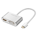 Cáp USB C To HDMI và VGA Ugreen - Màu Bạc PN: 50317