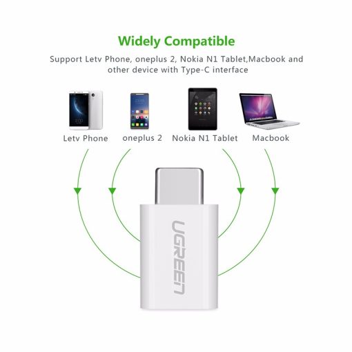 Đầu chuyển USB Type C to Micro USB Ugreen PN: 30154