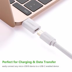Đầu chuyển USB Type C to Micro USB Ugreen PN: 30154