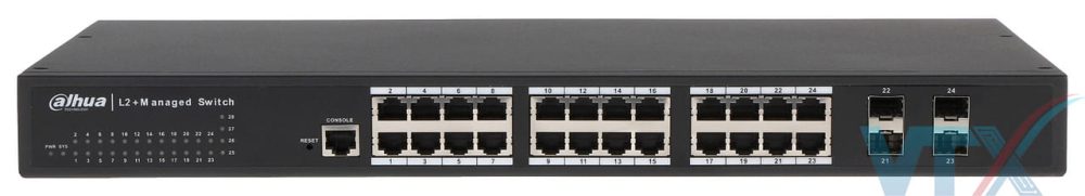 Switch mạng Dahua 24 port Gigabit + 4SFP mã DH-PFS5424-24T