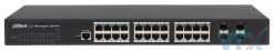 Switch mạng Dahua 24 port Gigabit + 4SFP mã DH-PFS5424-24T