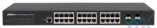 Switch mạng Dahua 24 port Gigabit + 4SFP mã DH-PFS5424-24T