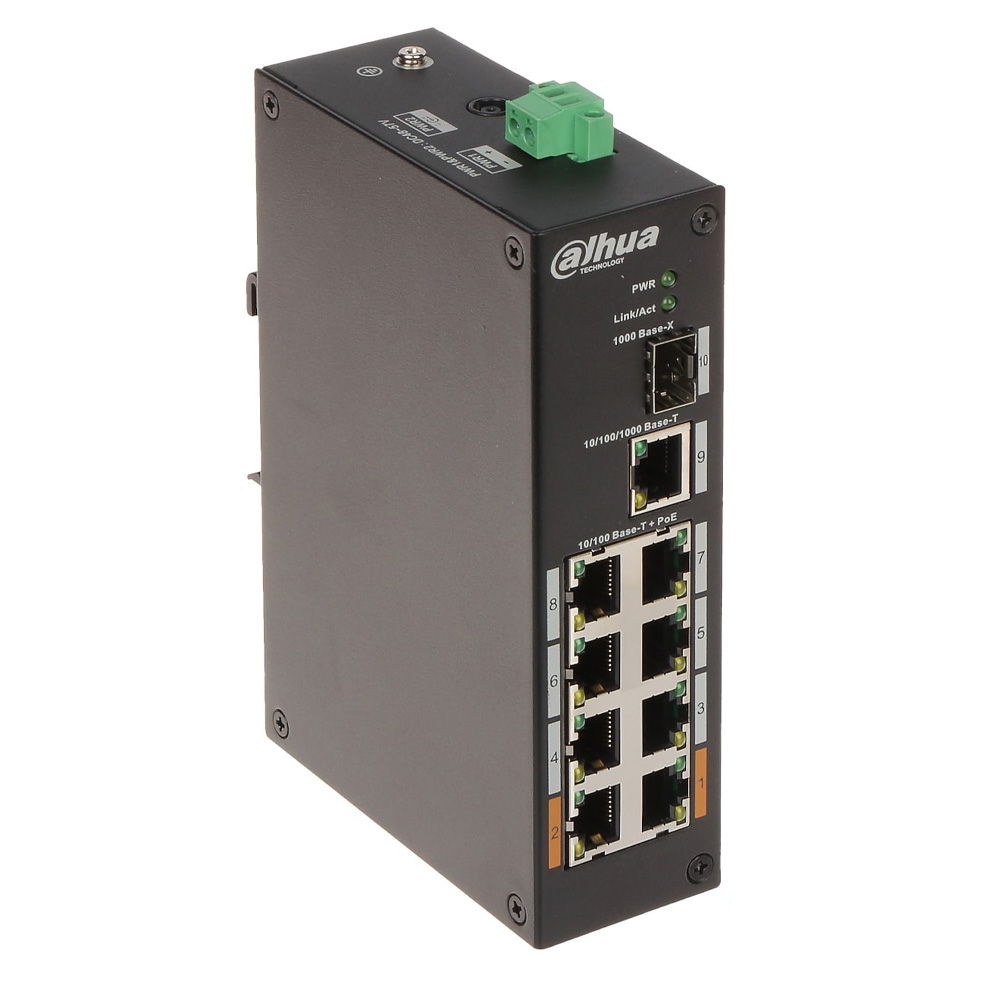 Switch Công nghiệp Dahua 10 port PoE DH-PFS3110-8ET-96