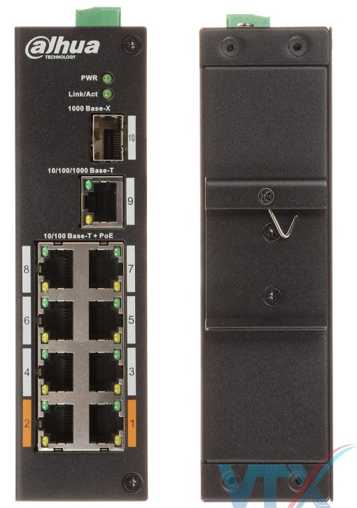 Switch Công nghiệp Dahua 10 port PoE DH-PFS3110-8ET-96