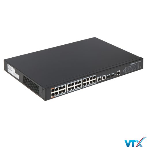 Switch quản lý Dahua 26 port PoE 1000Mbps DH-PFS4226-24ET-240 (1)