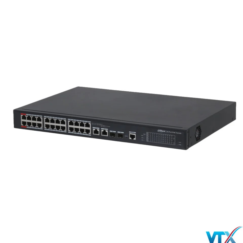 Switch quản lý Dahua 26 port PoE 1000Mbps DH-PFS4226-24ET-240 (3)