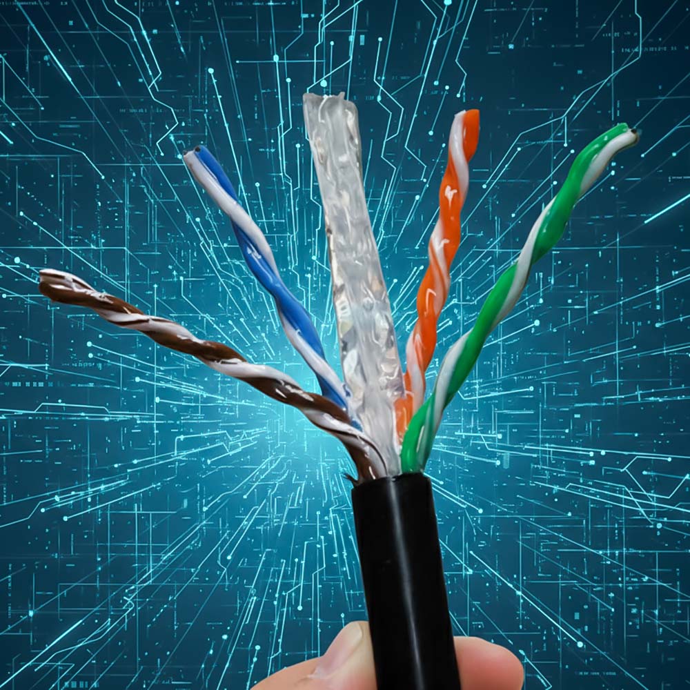 Cấu tạo của cáp mạng Alantek Outdoor Cat6 UTP 301-6J08LG-P3BL