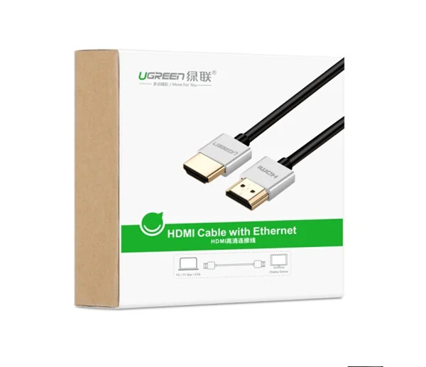 Dây HDMI 2.0 slim dài 5M hỗ trợ 4Kx2K Ugreen PN: 50304