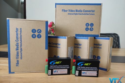 Thiết Bị Đóng Tiếp Xúc Khô chạy bằng cáp quang G-4K-FC20T/R