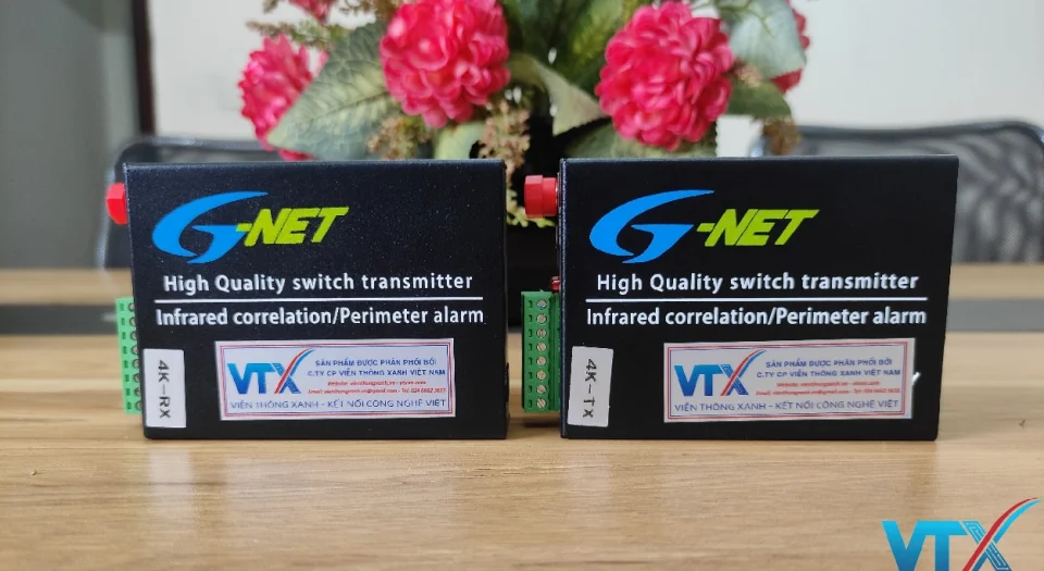 Thiết Bị Đóng Tiếp Xúc Khô chạy bằng cáp quang G-4K-FC20T/R