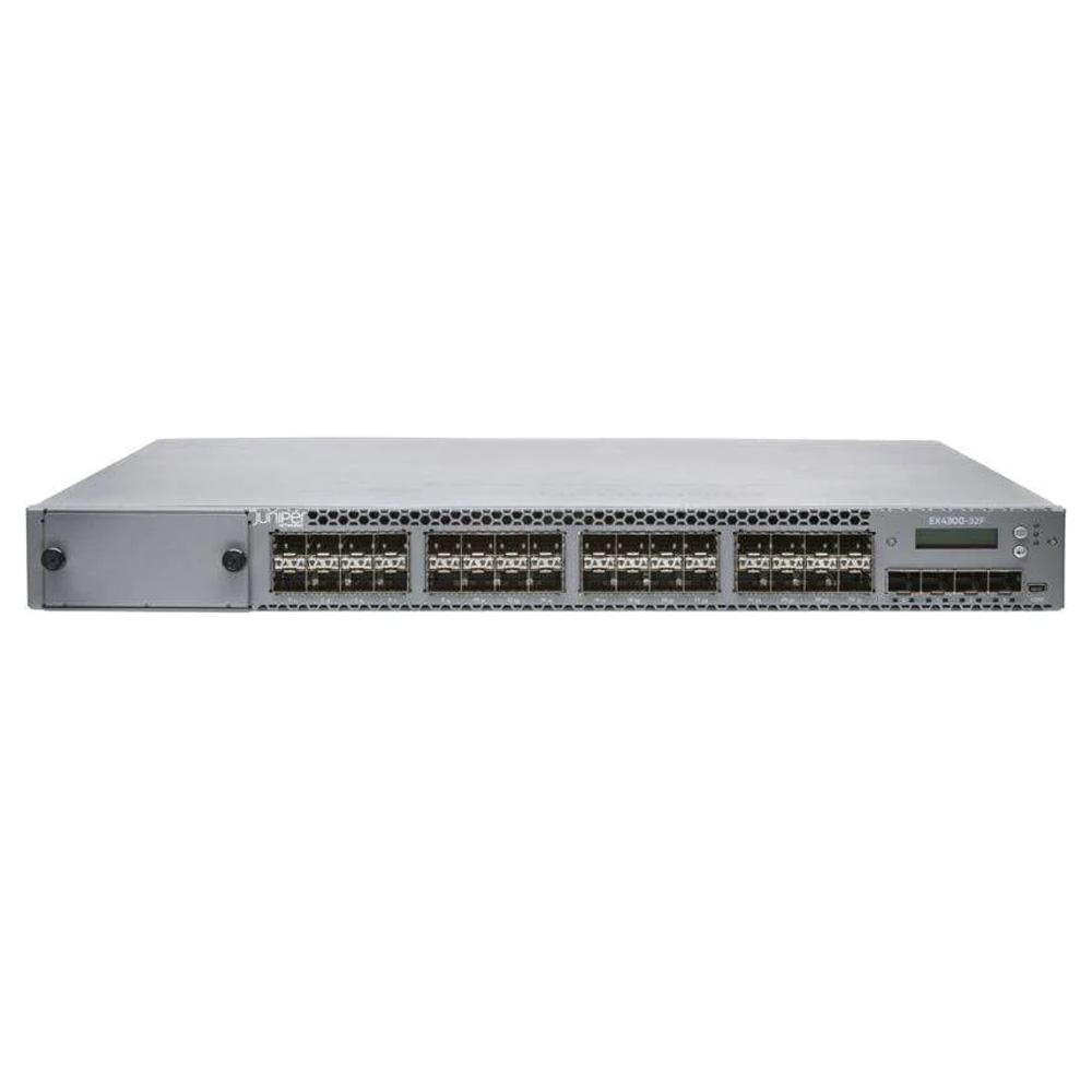 Switch Juniper 32 Port SFP, 4 SFP+, 2 QSFP+, 550 WDC PS EX4300-32F-DC-TAA