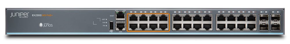 Switch Juniper 24 Port 10/100/1000BaseT EX2300-24MP
