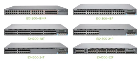 Switch Juniper 24 Port 10/100/1000BaseT EX4300-24P-TAA