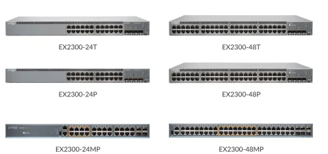 Switch Juniper 48 Port 10/100/1000BaseT EX2300-48MP