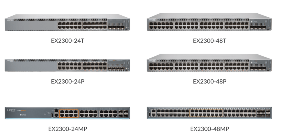 Switch Juniper 48 Port 10/100/1000BaseT EX2300-48T-TAA