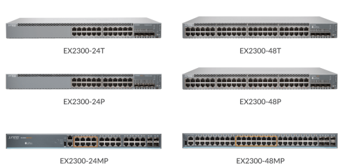 Switch Juniper 48 Port 10/100/1000BaseT EX2300-48T-TAA