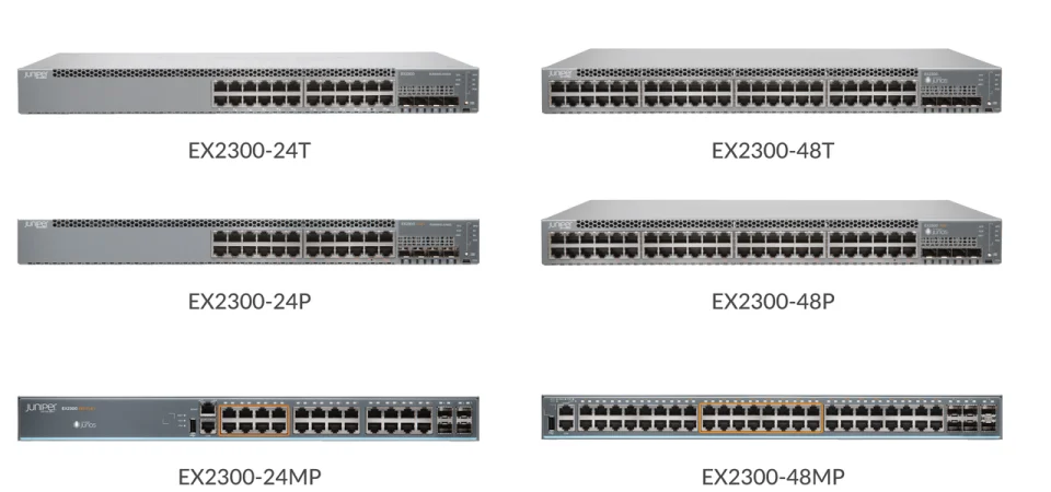 Switch Juniper 48 Port 10/100/1000BaseT EX2300-48T-TAA