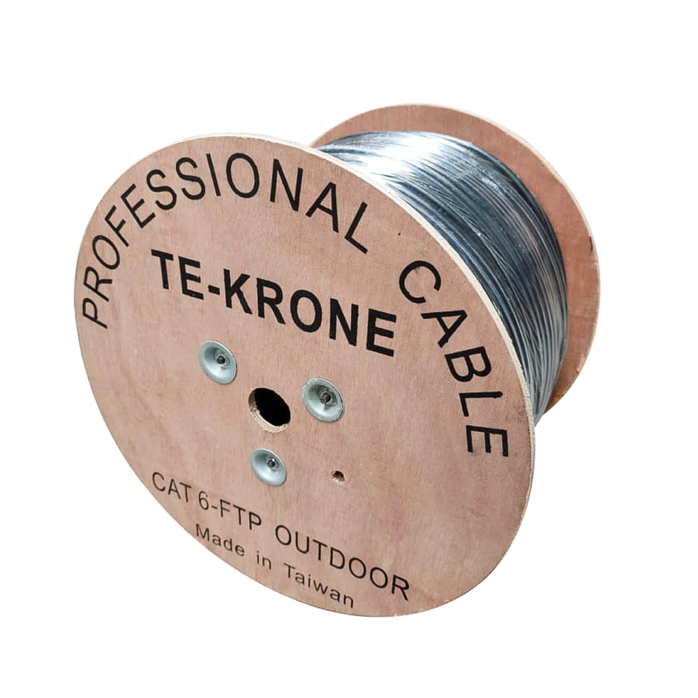 Cáp mạng kèm nguồn outdoor TE-KRONE Cat6 Copper