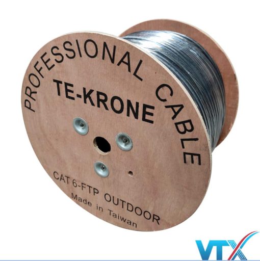 Cáp mạng kèm nguồn outdoor TE-KRONE Cat6 Copper