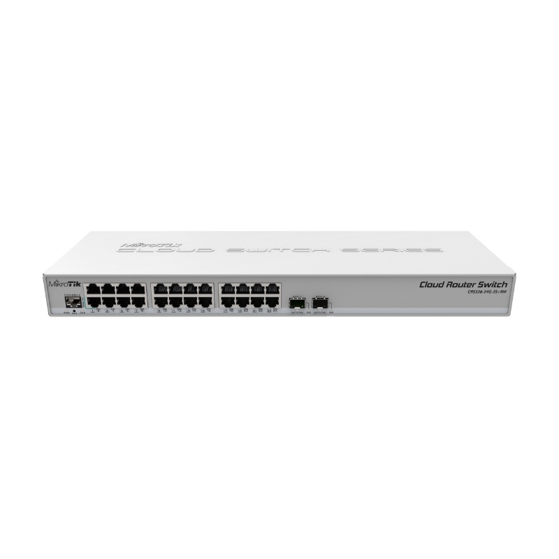 Switch chia mạng Mikrotik CRS326-24G-2S+RM