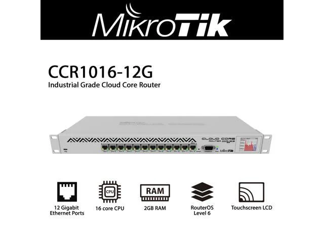 Bộ định tuyến Router Mikrotik CCR1016-12G