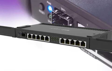 Bộ định tuyến Router Mikrotik RB4011iGS+RM