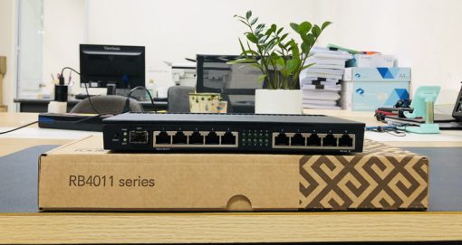 Bộ định tuyến Router Mikrotik RB4011iGS+RM