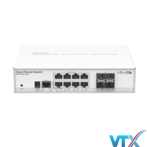 Switch chia mạng Mikrotik CRS112-8G-4S-IN