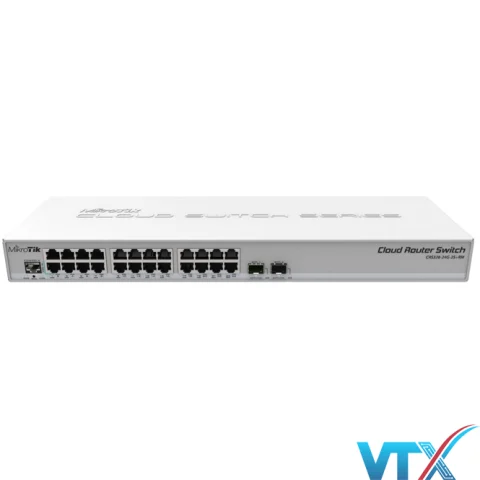 Switch chia mạng Mikrotik CRS326-24G-2S+RM