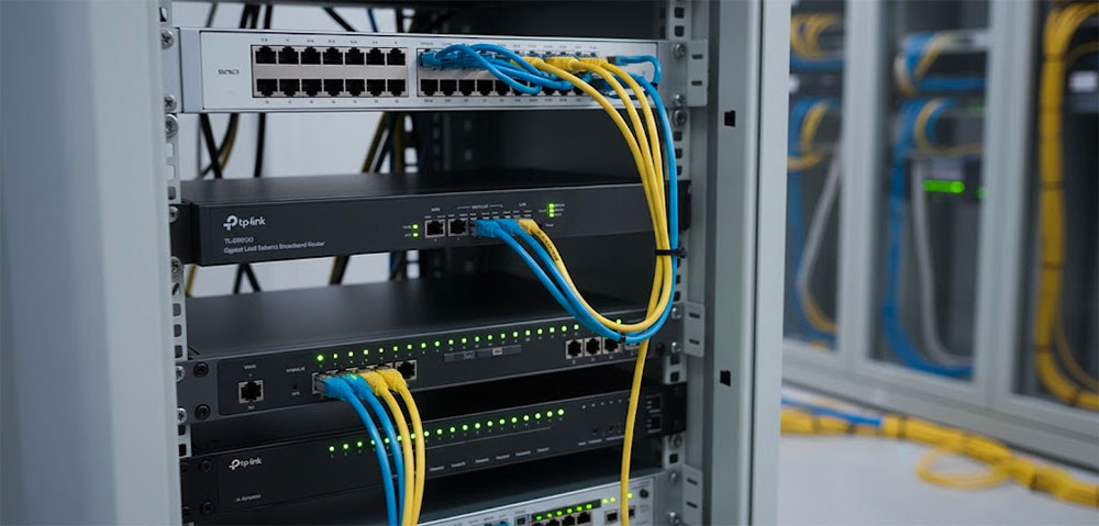 Cân bằng tải TP-Link TL-ER5120 được lăp đặt trong khách sạn
