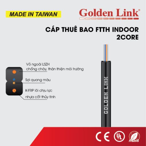 Cáp quang thuê bao Indoor